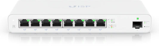 Ubiquiti UISP-R, UISP Router, Dual-core 880MHz, 8xGigabit Passive PoE, 1xSFP, 110W - sentinet.gr