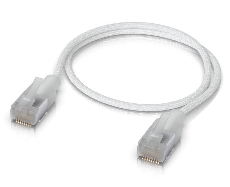 Ubiquiti UACC-Cable-Patch-EL-C6A-2M-W, UniFi Premium Patch Cable, Etherlighting, Cat6a, 2m, white - sentinet.gr