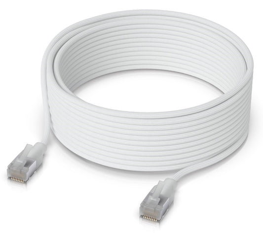 Ubiquiti UACC-Cable-Patch-EL-C6A-12M-W, UniFi Premium Patch Cable, Etherlighting, Cat6a, 12m, white - sentinet.gr