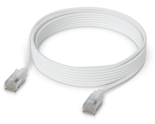 Ubiquiti UACC-Cable-Patch-EL-C6A-8M-W, UniFi Premium Patch Cable, Etherlighting, Cat6a, 8m, white - sentinet.gr