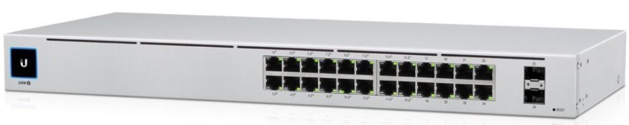 Ubiquiti USW-24-POE, UniFi Gen2 Switch, 24xGigabit, 2xSFP, 16xPOE+ 802.3af/at, 120W - sentinet.gr