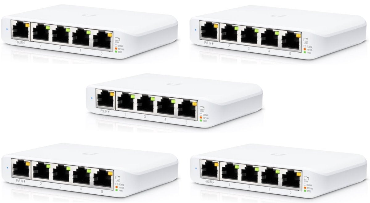 Ubiquiti USW-Flex-Mini-5, UniFi Switch, 5xGigabit, PoE IN, 5-pack - sentinet.gr