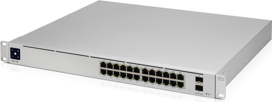 Ubiquiti USW-Pro-24-POE, UniFi Switch Gen2, 24xGigabit, 16xPOE+ 802.3af/at, 8x 802.3bt, 2xSFP+, 450W - sentinet.gr