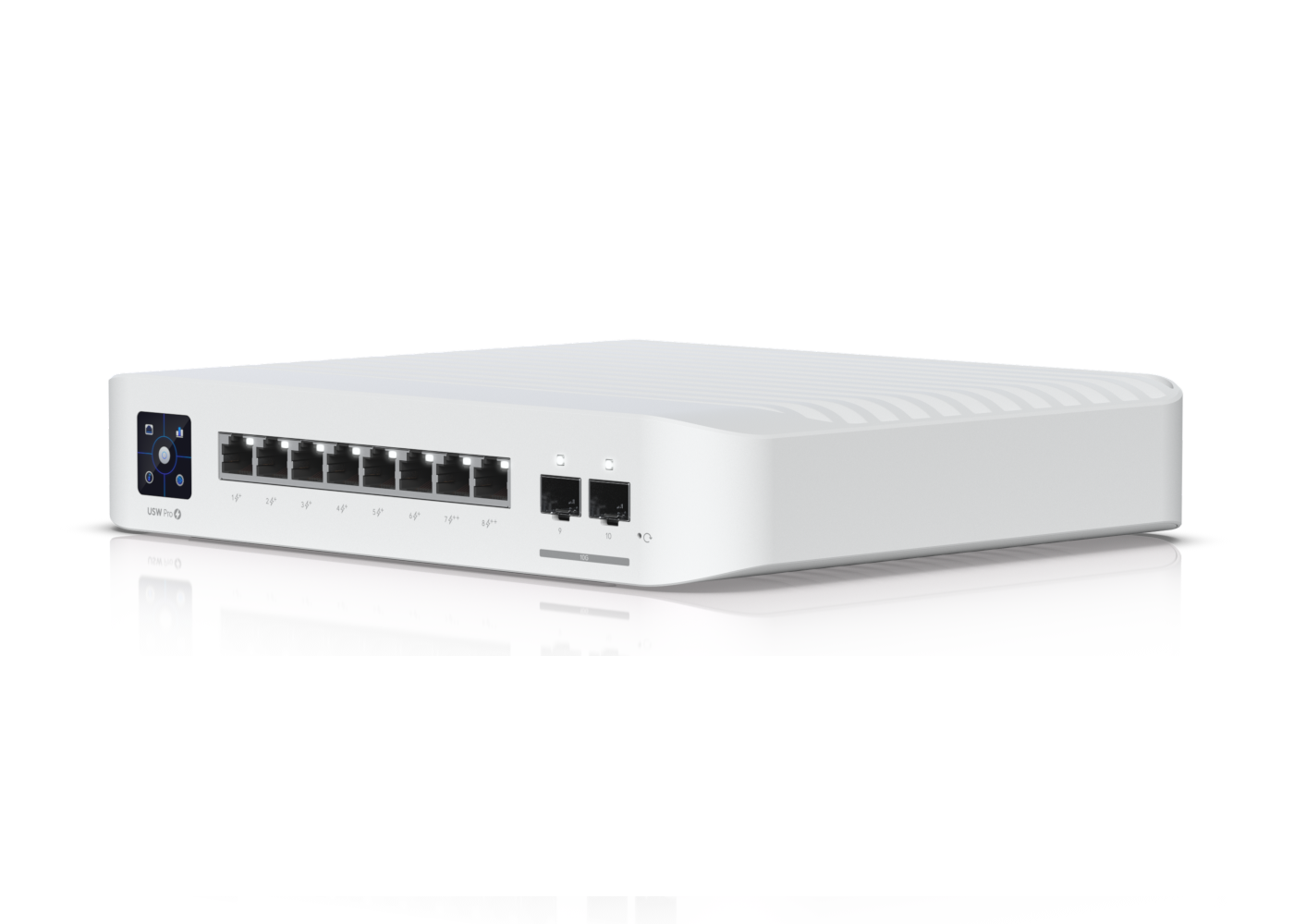 Ubiquiti USW-Pro-8-PoE, UniFi Switch, 8xGigabit, 6xPoE+, 2xPoE++, 2SFP+, 120W - sentinet.gr
