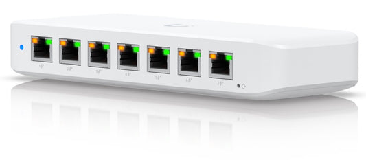 Ubiquiti USW-Ultra-60W, UniFi Switch, 8xGigabit, 7xPoE+, 1xPoE++ IN, 52W - sentinet.gr