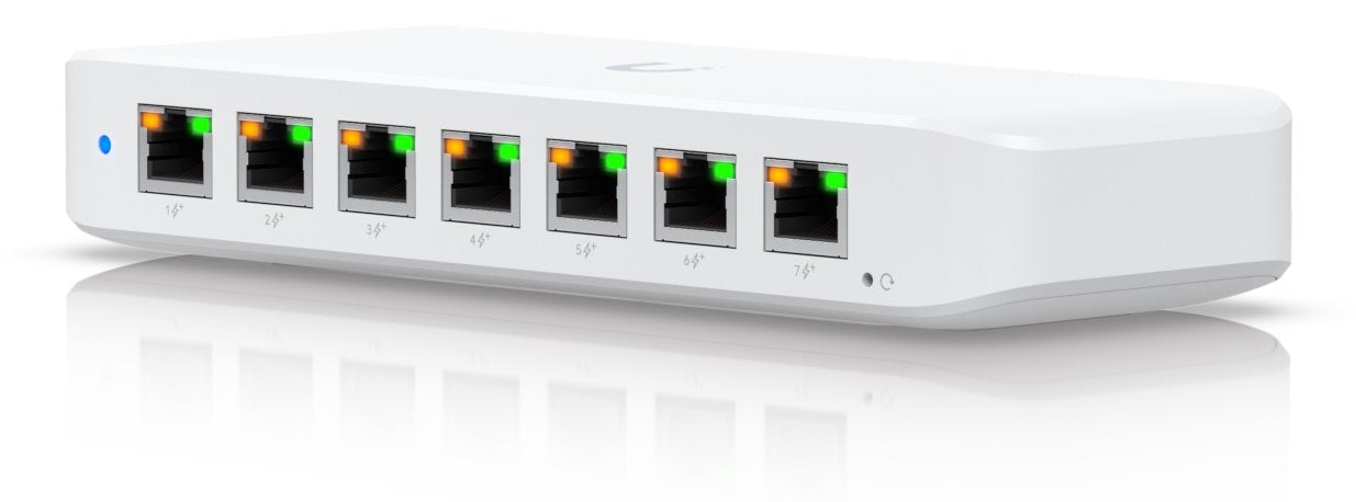 Ubiquiti USW-Ultra, UniFi Switch, 8xGigabit, 7xPoE+, 1xPoE++ IN, 52W (No PSU included) - sentinet.gr