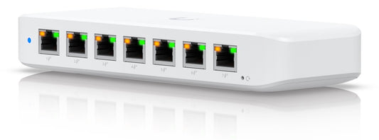 Ubiquiti USW-Ultra, UniFi Switch, 8xGigabit, 7xPoE+, 1xPoE++ IN, 52W (No PSU included) - sentinet.gr