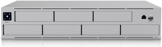 Ubiquiti UNAS-Pro, 2U rack-mount NAS with (7) 2.5/3.5" drive bays and 10 Gbps performance designed for large-scale file storage and sharing - sentinet.gr