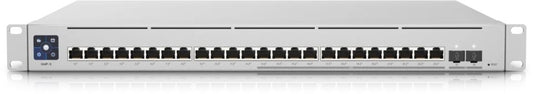 Ubiquiti USW-Enterprise-24-PoE, UniFi Switch, 12xGigabit PoE+, 12x2.5GbE PoE+, 2SFP+, 400W - sentinet.gr
