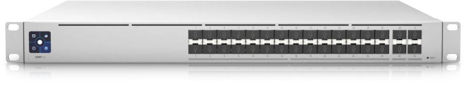 Ubiquiti USW-Pro-Aggregation, UniFi Switch PRO Aggregation, 28xSFP+, 4xSFP28 - sentinet.gr