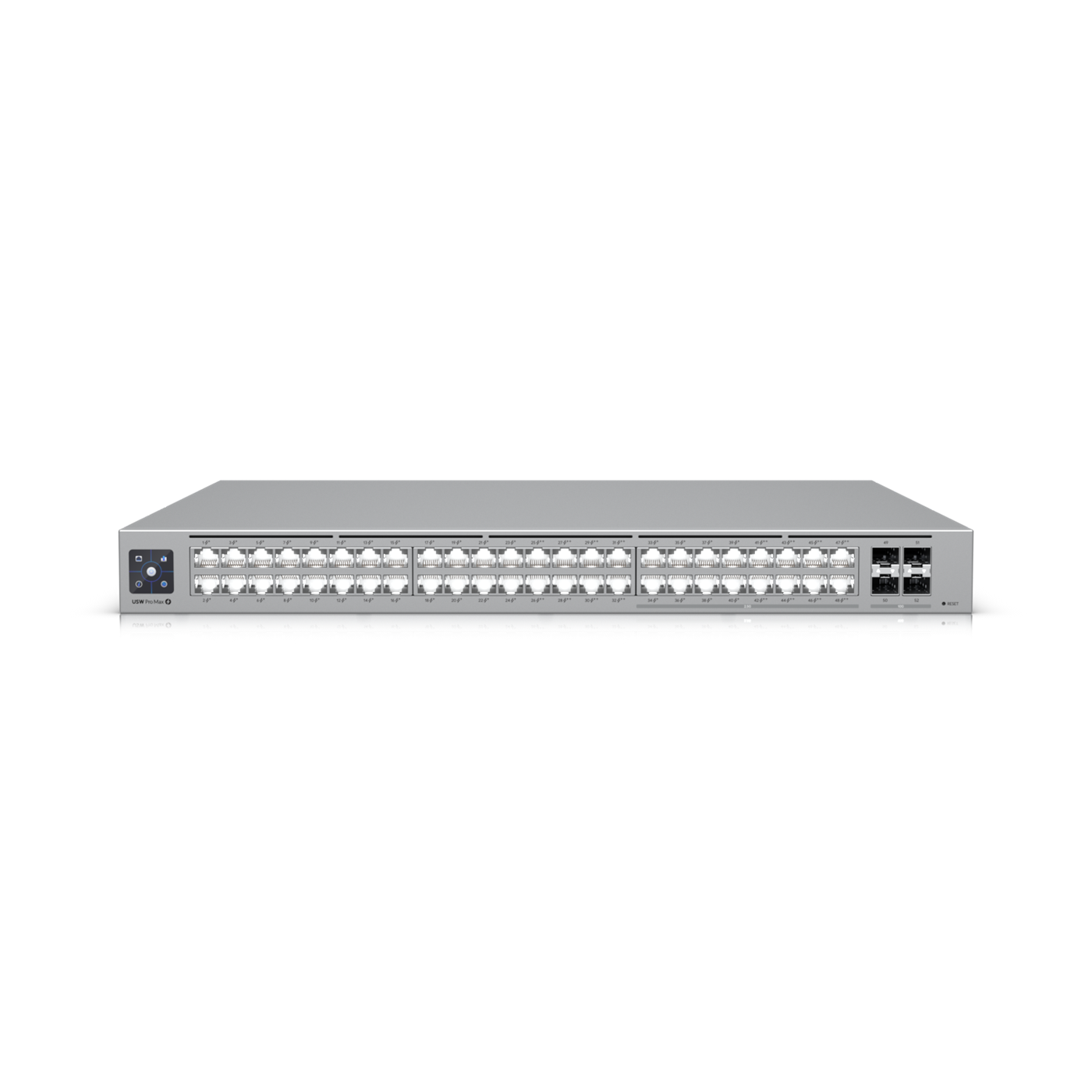 Ubiquiti USW-Pro-Max-48-PoE, UniFi Etherlighting Switch, 24xGigabit PoE+, 8x Gigabit PoE++, 8x2.5Gbps PoE+, 8x2.5Gbps PoE++, 4xSFP+, 720W - sentinet.gr