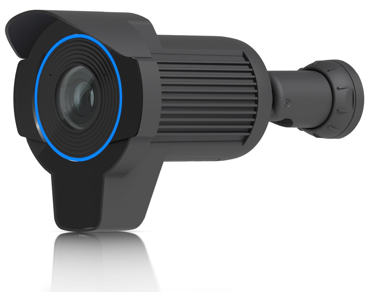 Ubiquiti UVC-AI-LPR-B, Specialized 4K camera with 3x optical zoom and long-range IR night vision optimized for recognizing license plates on vehicles moving up to 90 km/h, Black - sentinet.gr