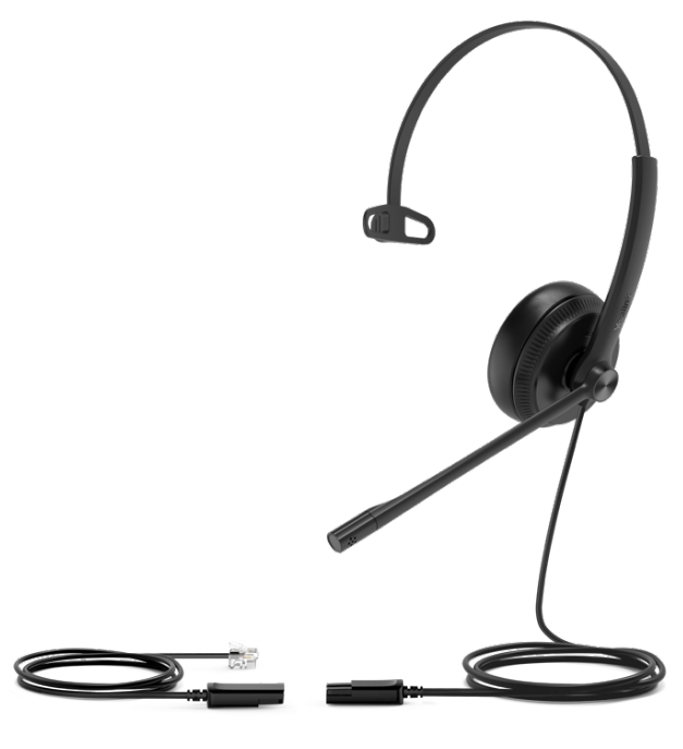 Yealink YHS34 Mono, Analog Wired Headset - sentinet.gr